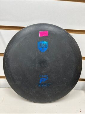 Disc Mania P-Line P2 Midrange Disc Golf- Black with Blue Stamp